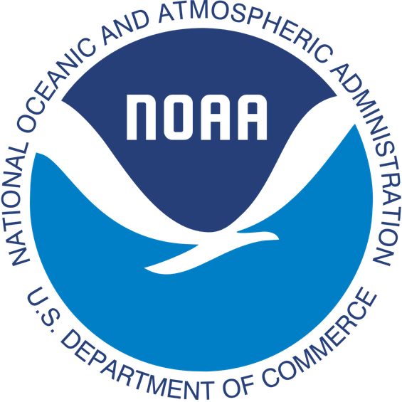 Circular logo for NOAA (National Oceanic and Atmospheric Administration)