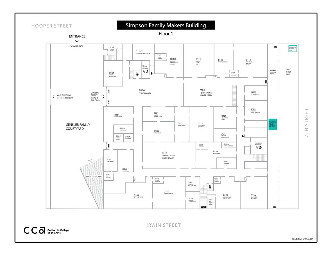 Simpson Family Makers Building - First Floor