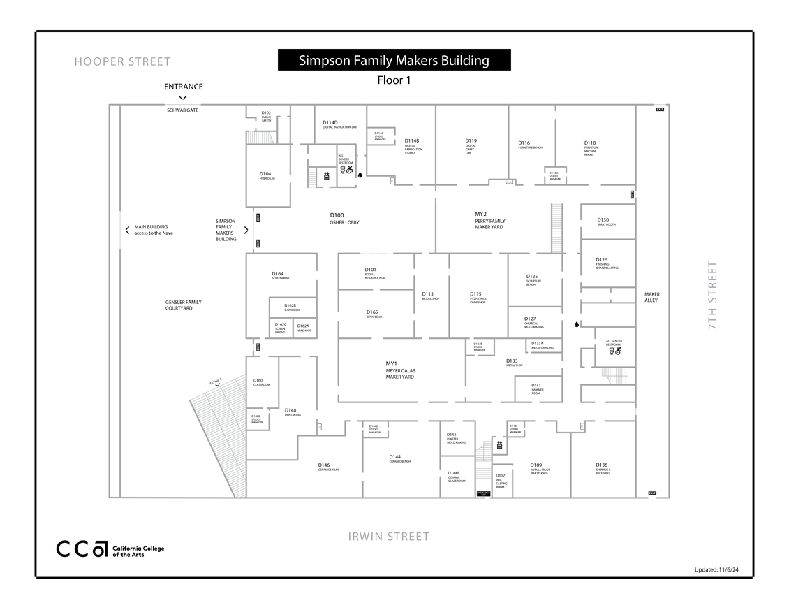 Simpson Family Makers Building - First Floor