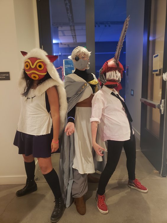 Halloweek student Costume Contest winners.