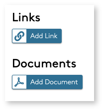 Add Link and Add Documents buttons