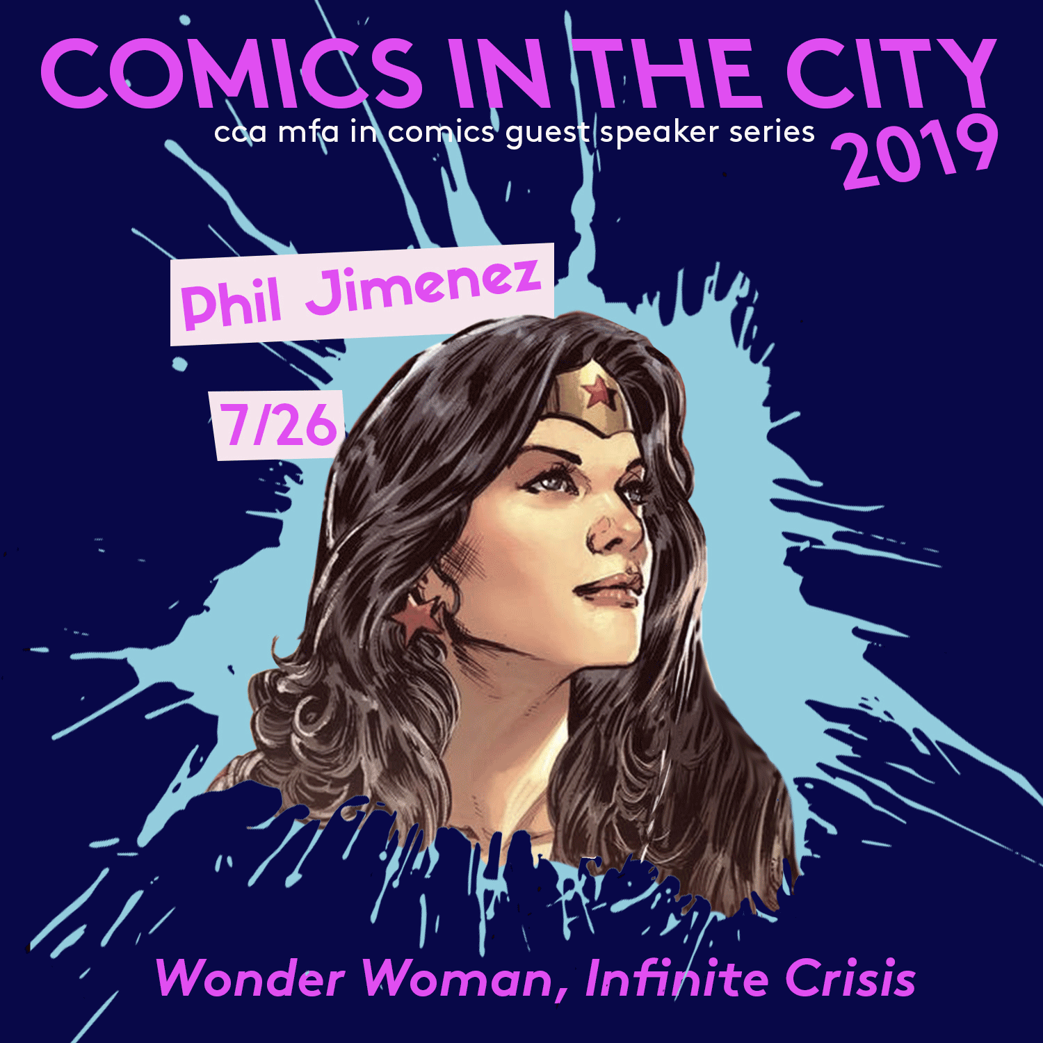 Comics in the City 2019 featuring Phil Jimenez Poster_Events_NP