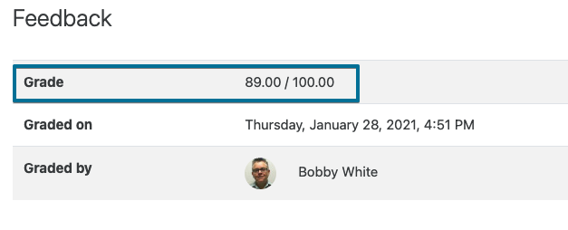 View Grades Moodle 3