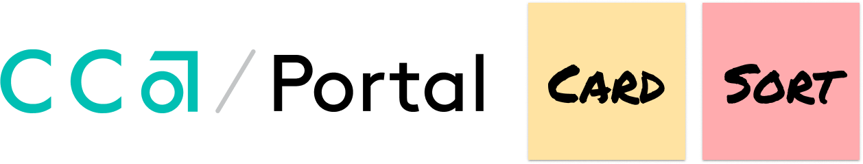 Portal Card Sort Logo