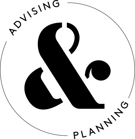 Advising & Planning Wave Logo (Black)