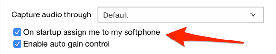windows softphone autoanswer