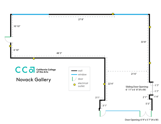 Novack Gallery Floor Plan