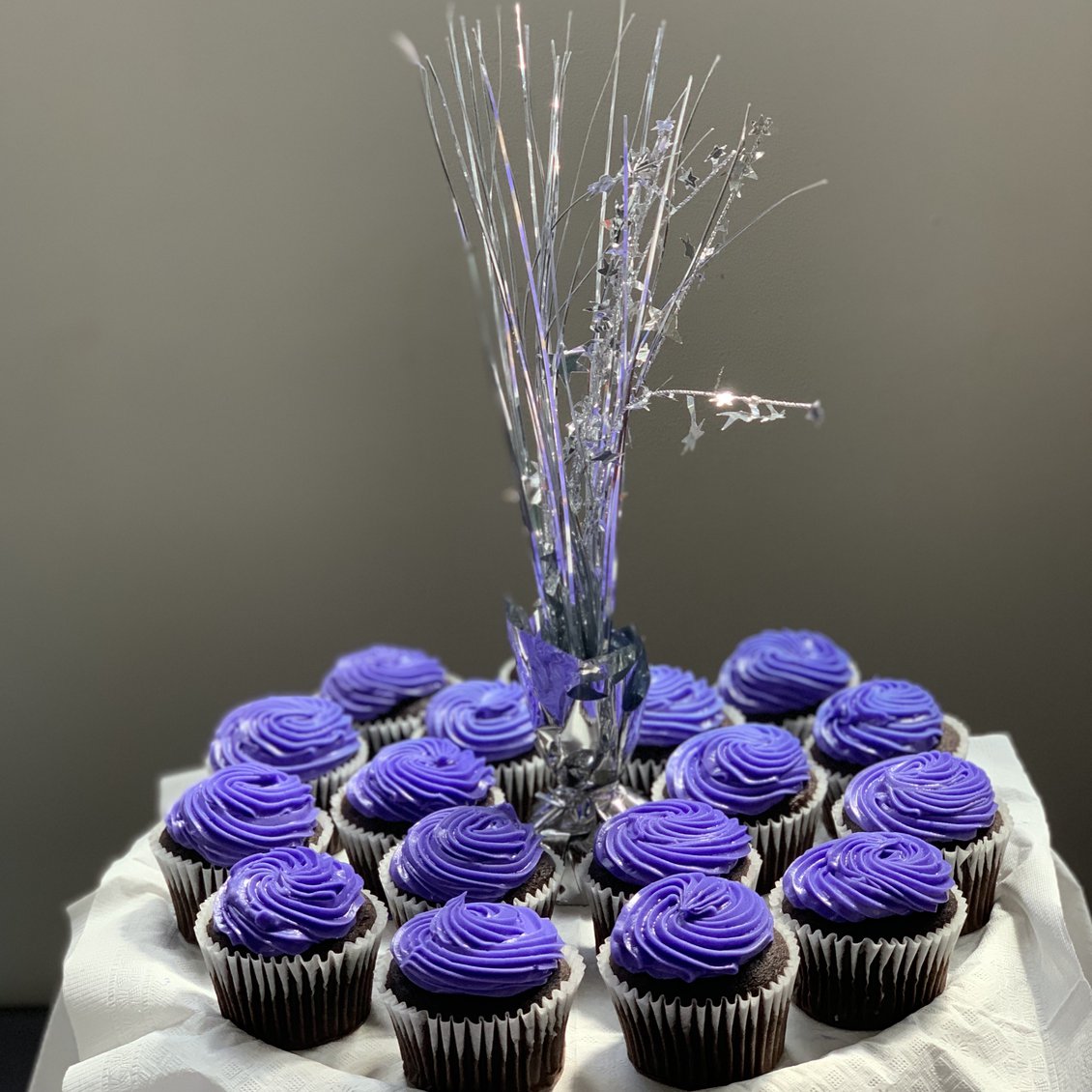 Purple cupcakes - Lavendar Commencement