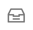 Inbox tray icon