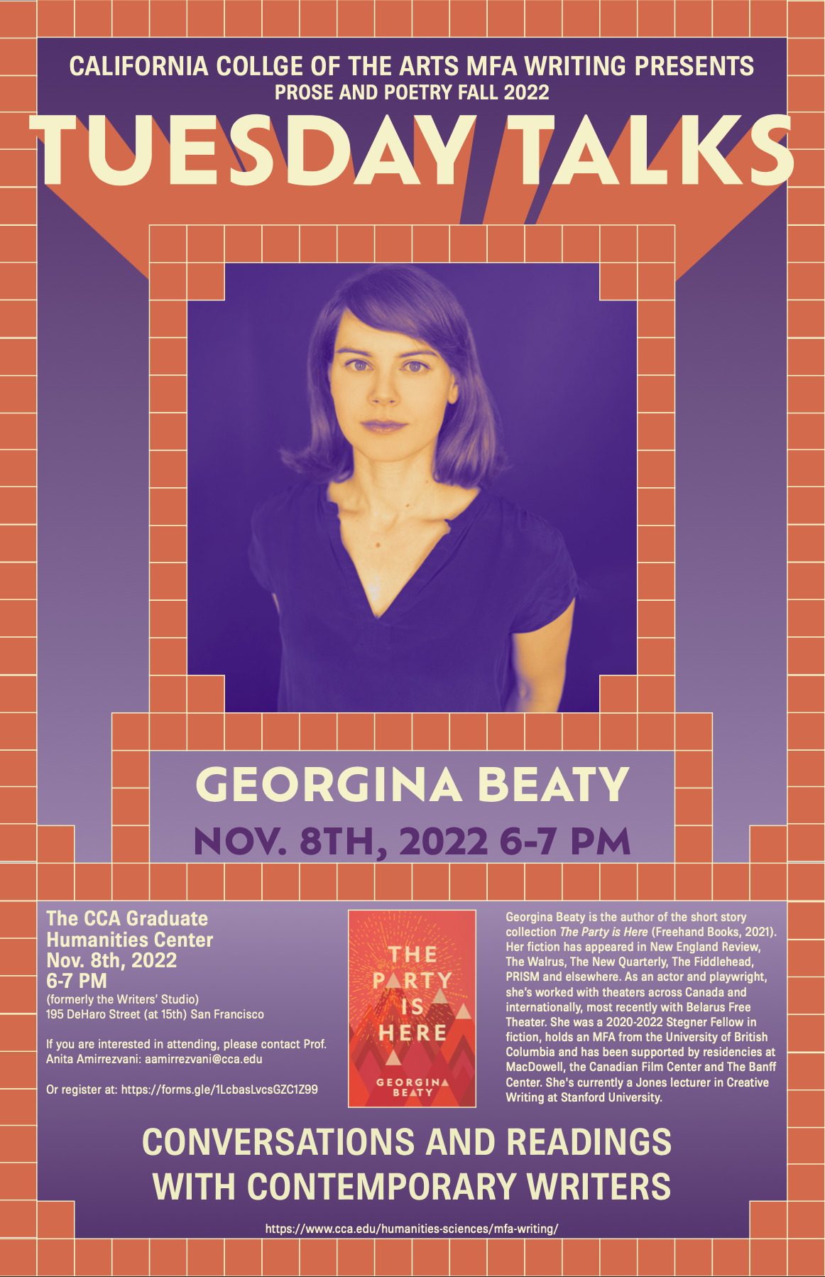 Georgina Beatty Tuesday Talks