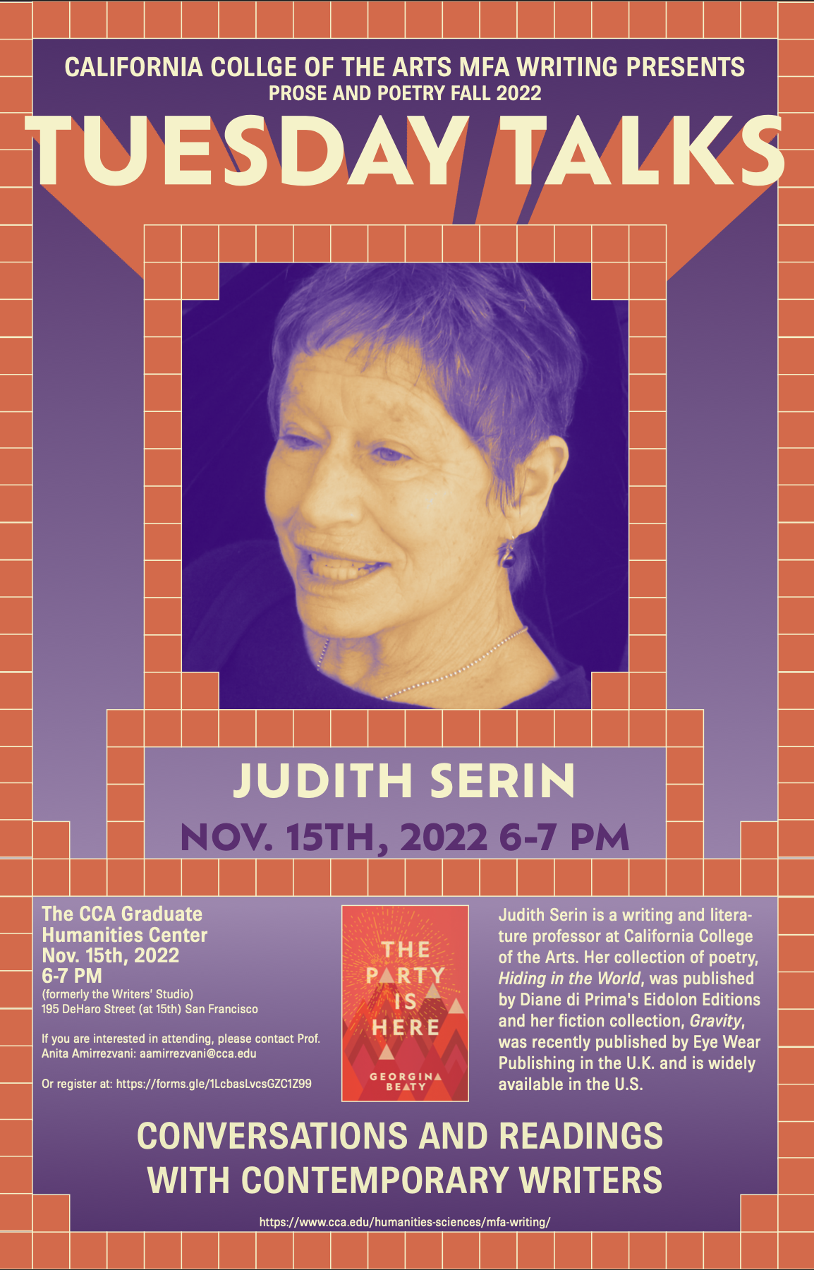 Judith Serin Tuesday Talks